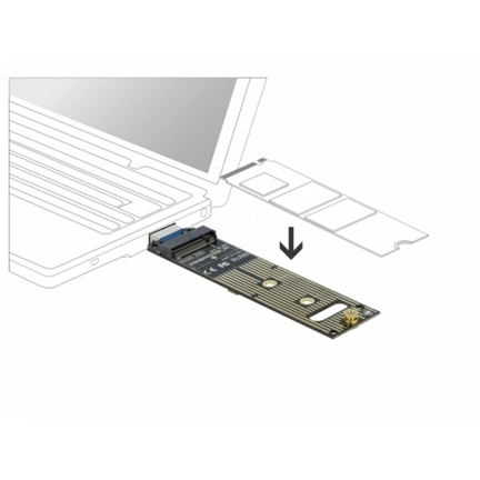 Delock M.2 NVMe PCIe SSD átalakító USB 3.1 Gen 2-vel