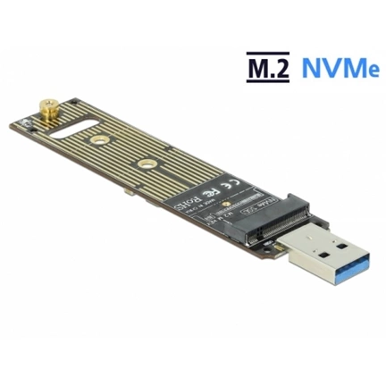 Delock M.2 NVMe PCIe SSD átalakító USB 3.1 Gen 2-vel