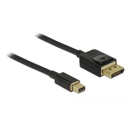 Delock Mini DisplayPort a DisplayPort-kábel 8K 60 Hz 2 m DP 8K tanúsítvánnyal