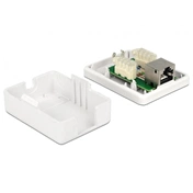 Delock Modular Wall Outlet 1 Port Cat.6
