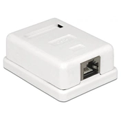 Delock Modular Wall Outlet 1 Port Cat.6