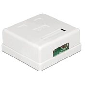 Delock Modular Wall Outlet 2 Port Cat.6