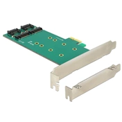 Delock PCI Express Card > 2 x internal M.2 Key B 110 mm - Low Profile Form Factor