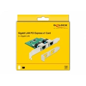 Delock PCI Express Kártya > 2 x Gigabit LAN