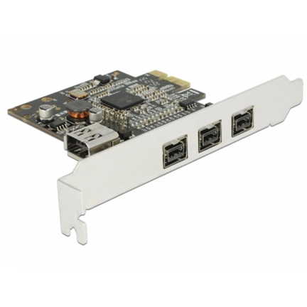 Delock PCI Express Kártya > 3 x külső FireWire B + 1 x belső FireWire A