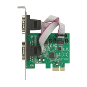 Delock PCI Express kártya > 2 x nagy sebességű 921K, RS-232 soros csatlakozó, tápellátással