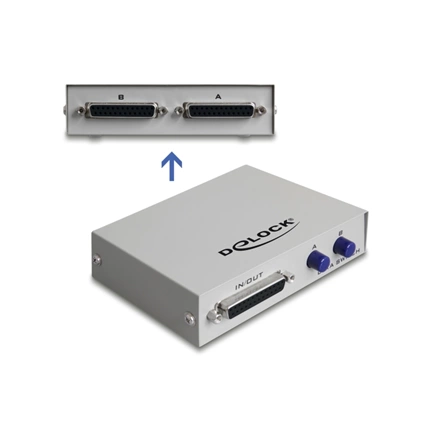 Delock Parallel Switch Sub-D 25 pin 2-port manual