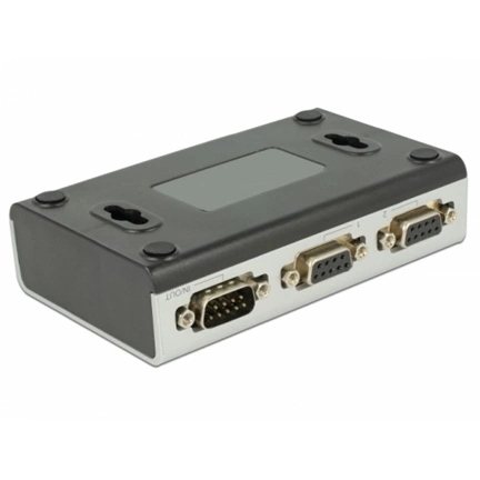 Delock RS-232 / RS-422 / RS-485 soros kapcsoló, 2 port, manuális