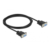 Delock RS-232 soros null modem vékony házzal 2m
