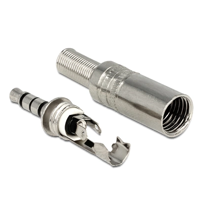 Delock Stereo plug 3.5 mm stereo with bend protection
