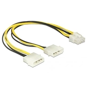 Delock Tápkábelt 2 x 4 tűs Molex apa csatlakozó > 8 érintkezős EPS dugó 30 cm (3 év) Delock Tápkábelt 2 x 4 tűs Molex apa csatlakozó > 8 érintkezős EPS dugó 30 cm (3 év)