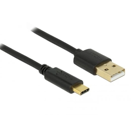 Delock USB 2.0 kábel A-típusú a Type-C 3 m