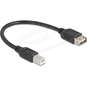 Delock USB 2.0 kábel Type-B apa -> Easy-USB Type-A anya 0,2m
