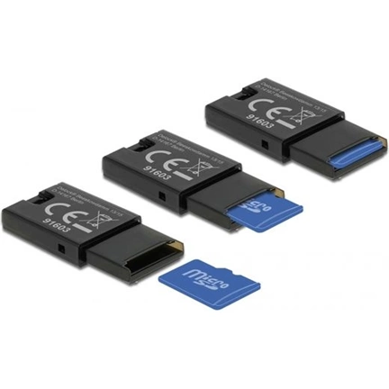 Delock USB 2.0 kártyaolvasó Micro SD memóriakártyákhoz