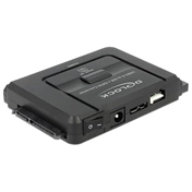 Delock USB 3.0 – SATA 6 Gb/s / IDE 40 tűs / IDE 44 tűs átalakító biztonsági mentési funkcióval Delock USB 3.0 – SATA 6 Gb/s / IDE 40 tűs / IDE 44 tűs átalakító biztonsági mentési funkcióval