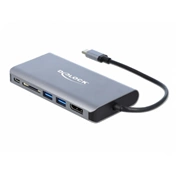 Delock USB Type-C™ dokkolóállomás 4K - HDMI / DP / USB 3.0 / SD / LAN / PD 3.0