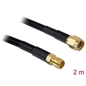 Delock antenna bővítő kábel, RP-SMA 2 m (3 év)