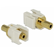 Delock keystone modul 3.5mm sztereo jack alj > 3.5 sztereo jack alj