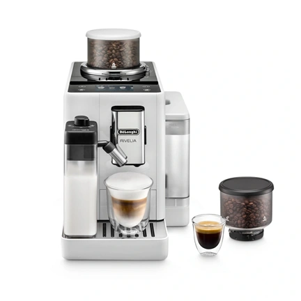 Delonghi EXAM440.55.W Rivelia Arctic White  Automata kávéfőző