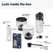 Delonghi EXAM440.55.W Rivelia Arctic White  Automata kávéfőző
