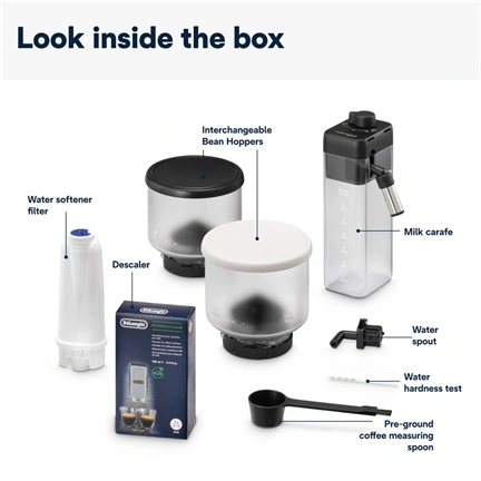 Delonghi EXAM440.55.W Rivelia Arctic White  Automata kávéfőző