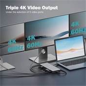 Digitus 13in1 USB-C Docking Station Silver