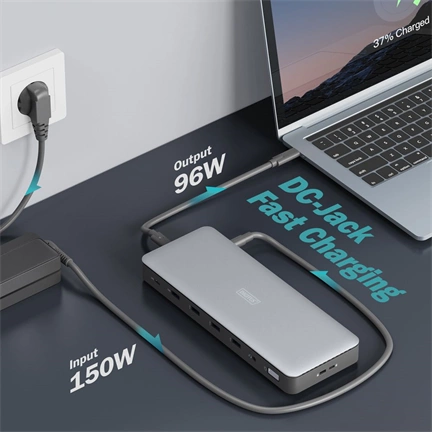 Digitus 13in1 USB-C Docking Station Silver