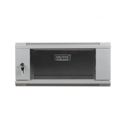 Digitus 19" Fali rack szekrény 4U 600x450mm - Szürke