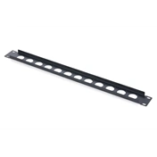 Digitus 1U rack panel for 12 x D-Type modules