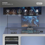 Digitus 8K HDMI Splitter Black