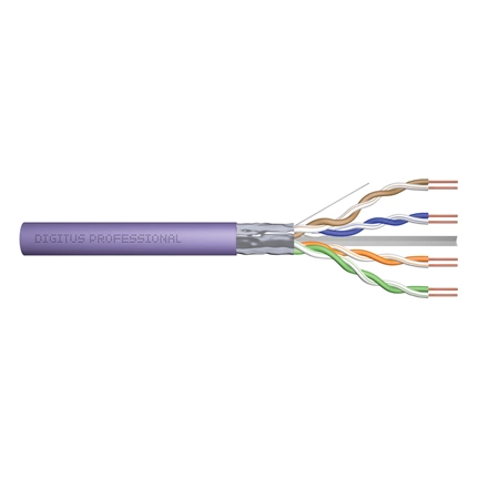 Digitus CAT6 F-UTP Installation cable 100m Purple