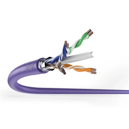 Digitus CAT6 F-UTP Installation cable 100m Purple