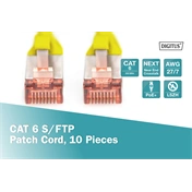 Digitus CAT6 S-FTP Patch Cable 0,5m Yellow (10db)