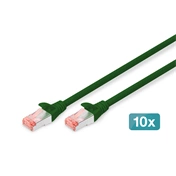 Digitus CAT6 S-FTP Patch Cable 5m Green (10db)