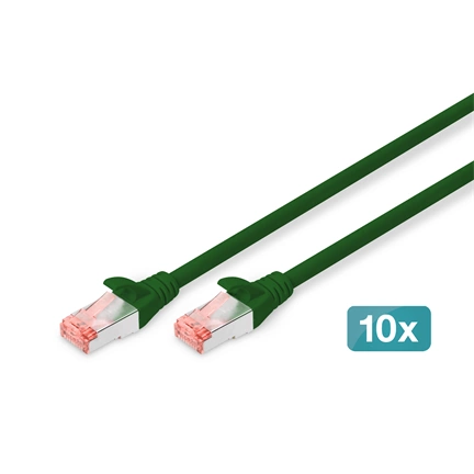 Digitus CAT6 S-FTP Patch Cable 5m Green (10db)