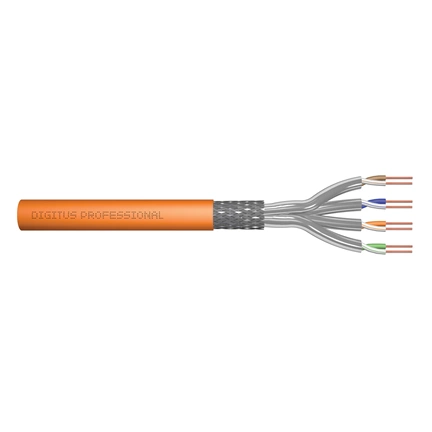 Digitus CAT7 S-FTP Installation cable 1000m Orange