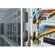 Digitus CAT 6A F-FTP keskeny patch kábel, 0,3 m, zöld, 10 db