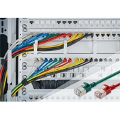 Digitus CAT 6A F-FTP keskeny patch kábel, 0,3 m, zöld, 10 db