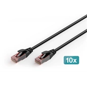 Digitus CAT 6 U/UTP kültéri patch kábel, PE, 3 m, 10 db
