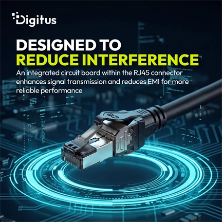 Digitus CAT 8.1 S/FTP patch kábel, 0.5 m, 10 db