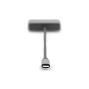 Digitus DA-70825 USB Type-C to VGA/miniDisplayPort 4K/30Hz Graphics Adapter Silver