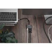 Digitus DA-70825 USB Type-C to VGA/miniDisplayPort 4K/30Hz Graphics Adapter Silver