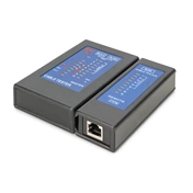 Digitus DN-14001-2 hálózati kábelteszter Black