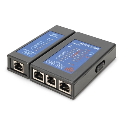 Digitus DN-14001-2 hálózati kábelteszter Black