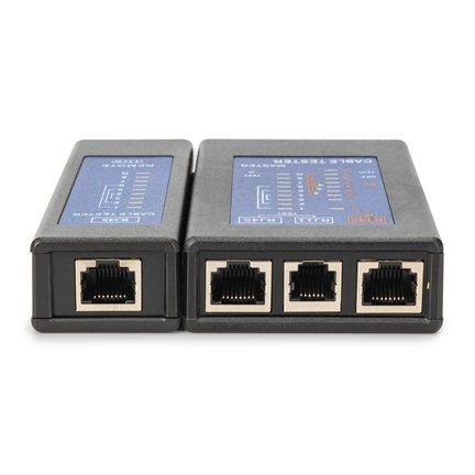 Digitus DN-14001-2 hálózati kábelteszter Black