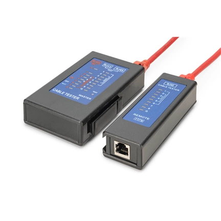 Digitus DN-14001-2 hálózati kábelteszter Black