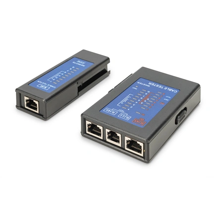 Digitus DN-14001-2 hálózati kábelteszter Black