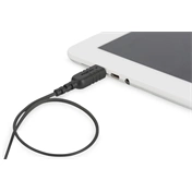 Digitus HDMI High Speed con. cable, type C - A, HighFlex