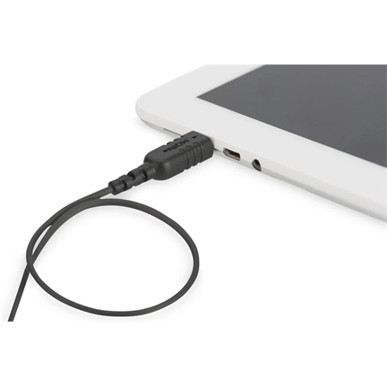 Digitus HDMI High Speed con. cable, type C - A, HighFlex