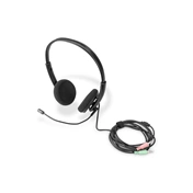 Digitus On Ear Office Headset with Noise Reduction 2x3.5 mm Stereo Black